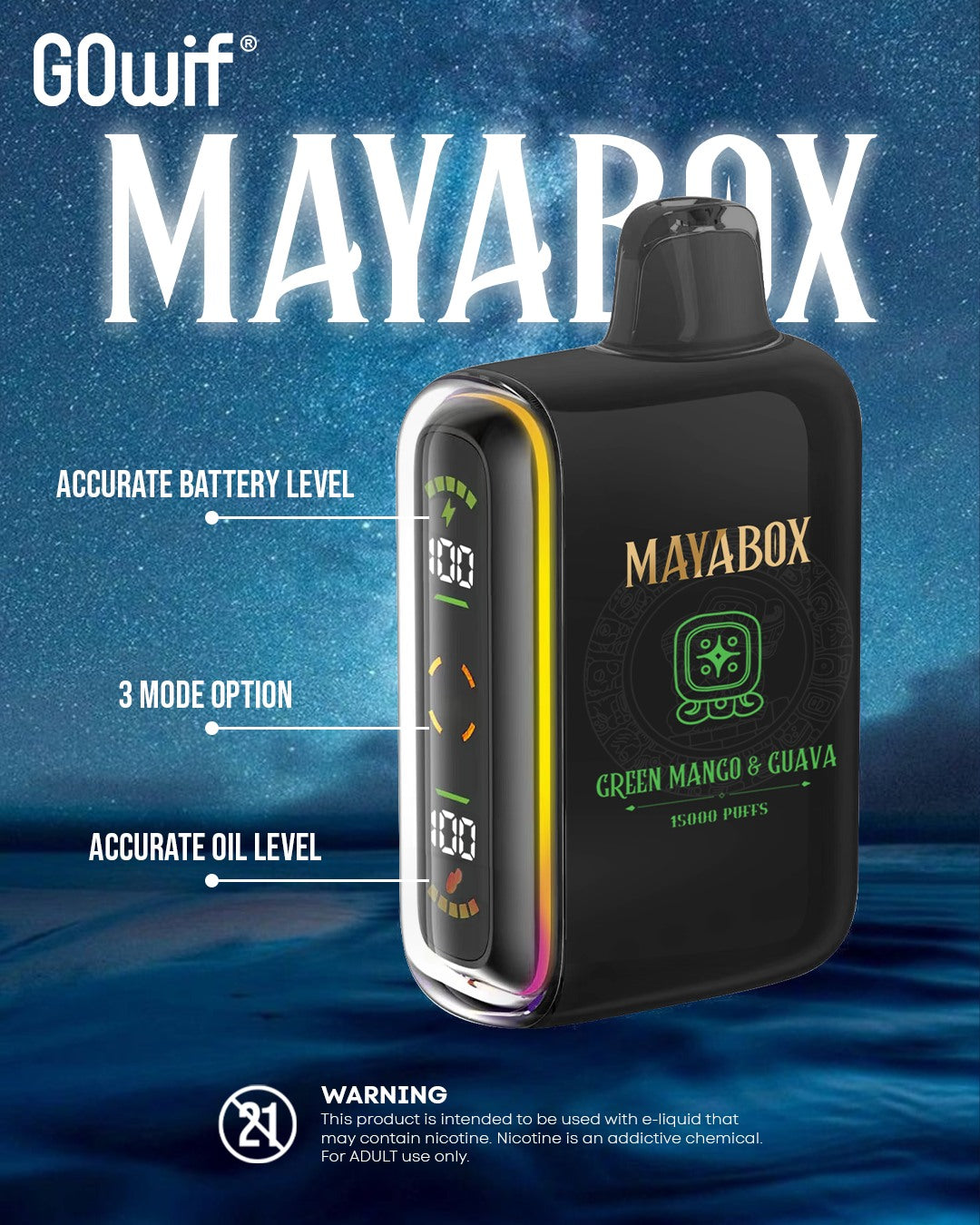 GoWif: Maya Box 15000 Puffs