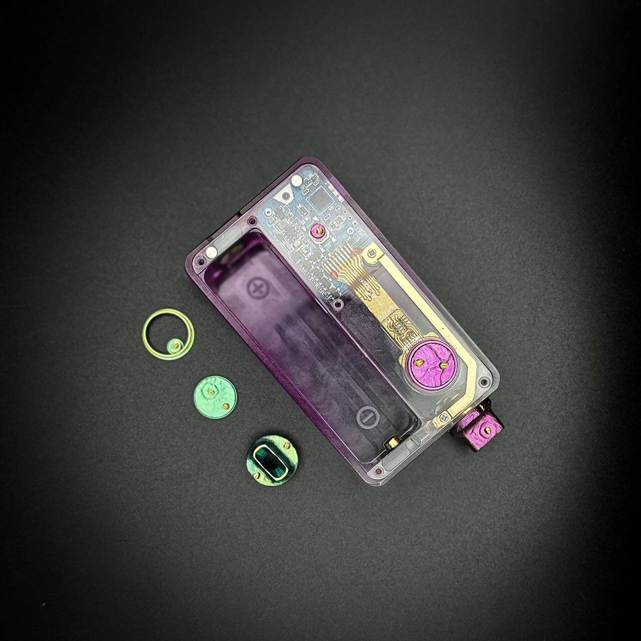 DotSeed Titanium Drip Tip Button Set for Dot AIO V1/SE